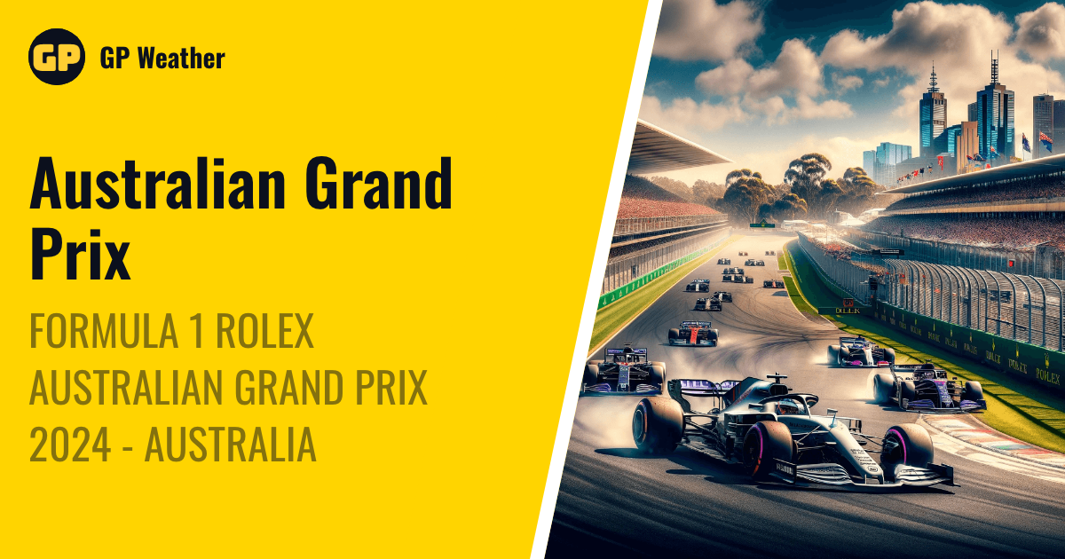 2024 F1 Australian Grand Prix Weather Forecast